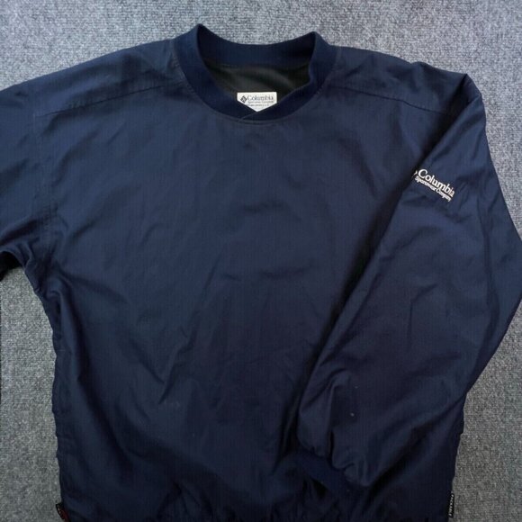Columbia Sweatshirt Mens XL Blue Pullover Polyester Spandex Stretch Long Sleeve - Picture 1 of 16